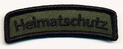 Schriftzug Heimatschutz, mit Klett